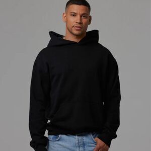 Talentless Men's Heavyweight Hoodie Pitch Black Medium Front Pocket NEW IN BAG